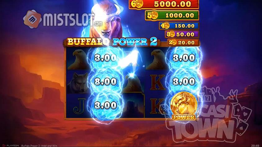 [Playson] Buffalo Power 2 Hold and Win(버팔로 파워 2 홀드 앤 윈)