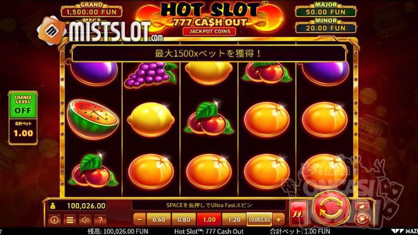 [WAZDAN] Hot Slot 777 Cash Out(핫 슬롯 777 캐시 아웃)