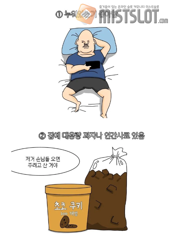 자취하는 돼지들의 삶이라네요