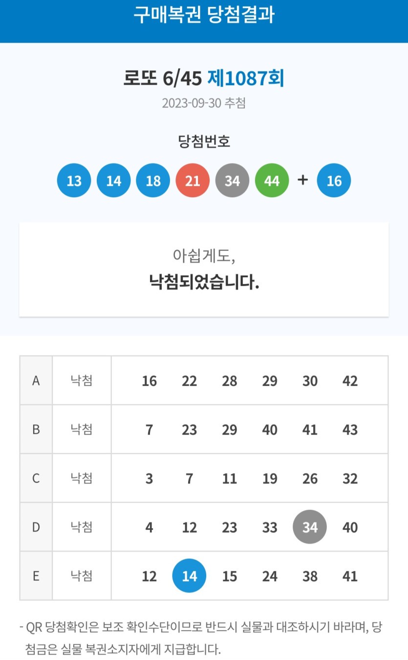 로또삿는데 5마넌치..