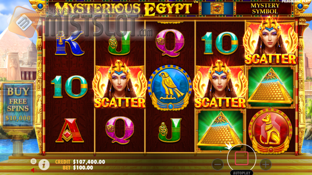 프라그마틱 플레이 슬롯 게임 리뷰 미스테리우스 이집트 Mysterious Egypt