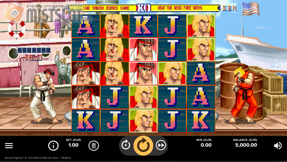 넷엔트 슬롯 게임 리뷰 스트리트 파이터 2: 월드 워리어 슬롯 Street Fighter II: The World Warrior Slot