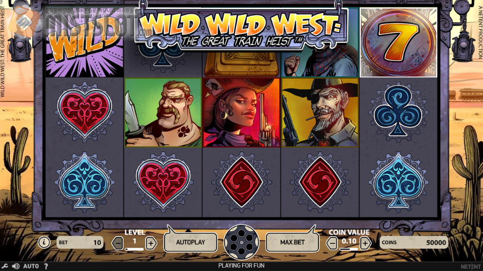 넷엔트 슬롯 게임 리뷰 와일드 와일드 웨스트 슬롯 Wild Wild West Slot