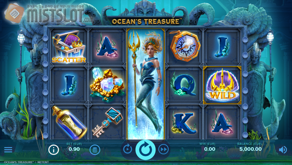 넷엔트 슬롯 게임 리뷰 오션스 트레져 슬롯 Ocean's Treasure Slot