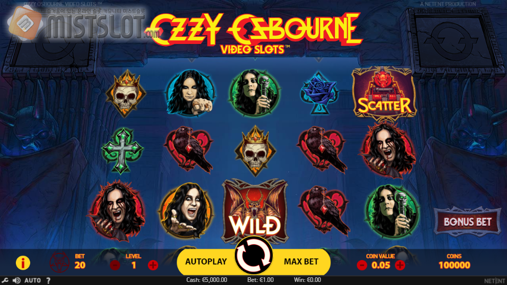 넷엔트 슬롯 게임 리뷰 오지 오스본 슬롯 Ozzy Osbourne Slot