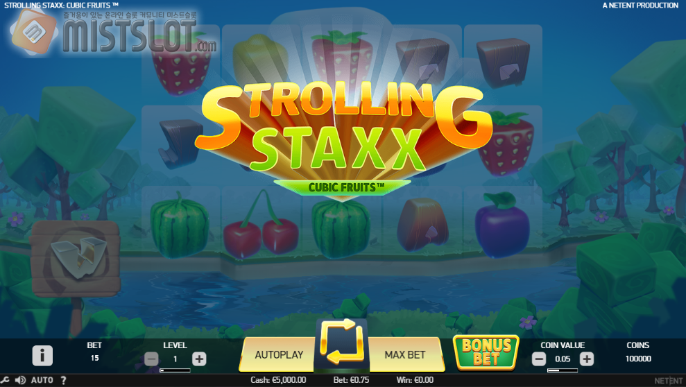 넷엔트 슬롯 게임 리뷰 스트롤링 스택스 Strolling Staxx