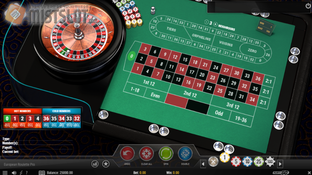 플레이앤고 슬롯 게임 리뷰 유러피언 룰렛 프로 European Roulette Pro